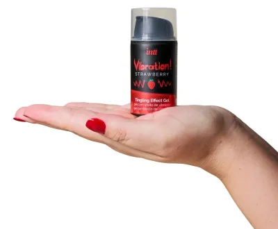 Vibrační stimulační gel INTT Vibration, jahoda, 15 ml - obrázek 4