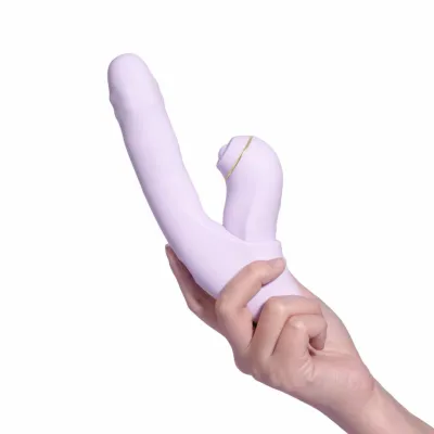 Vibrátor Svakom DuoGlow 2v1 s aplikací a ohřevem, fialový - obrázek 5