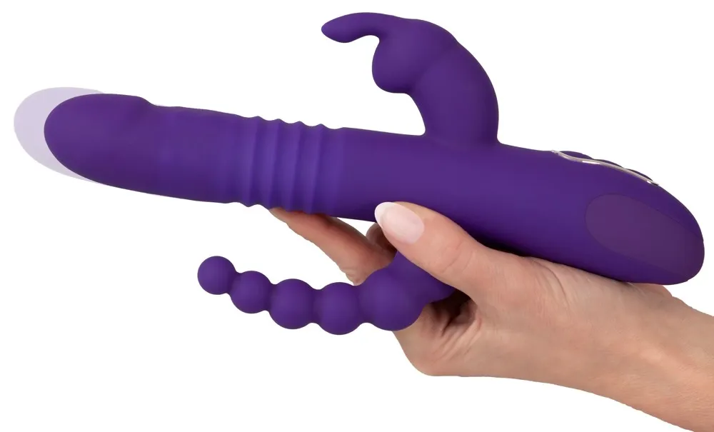 Sweet Smile Triple Thrusting V přirážecí rotační vibrátor se třemi motorky - obrázek 6