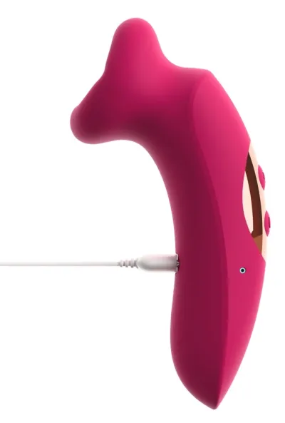 Tlakový stimulátor klitorisu s vibračním jazýčkem You2Toys Oral Fun, 14,5 cm - obrázek 8