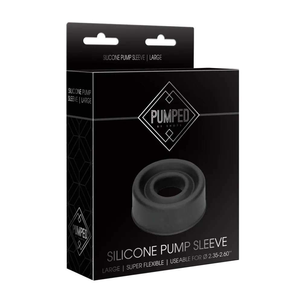 Silikonový návlek na vakuovou pumpu Pumped Comfort Sleeve, velký, průhledný - obrázek 6