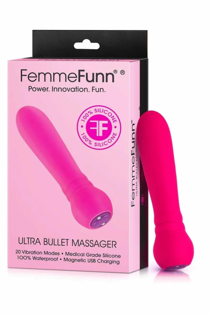 Minivibrátor FemmeFunn Ultra Bullet, růžový, 20 režimů