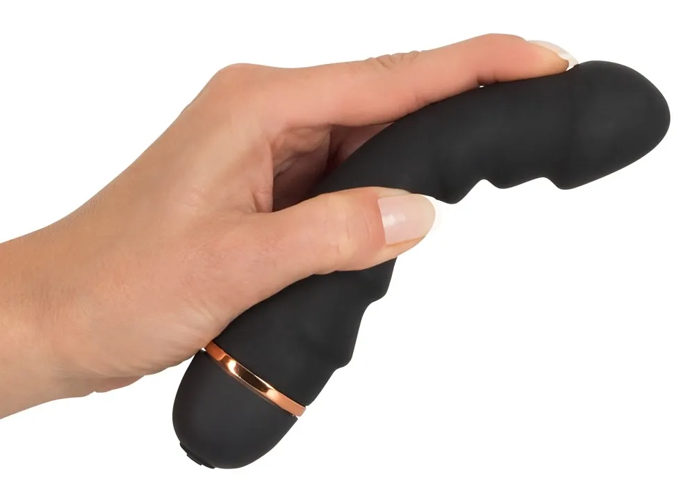 Ohebný vibrátor You2Toys Bendy Ripple, 20 režimů, černý, 16,5 cm - obrázek 5
