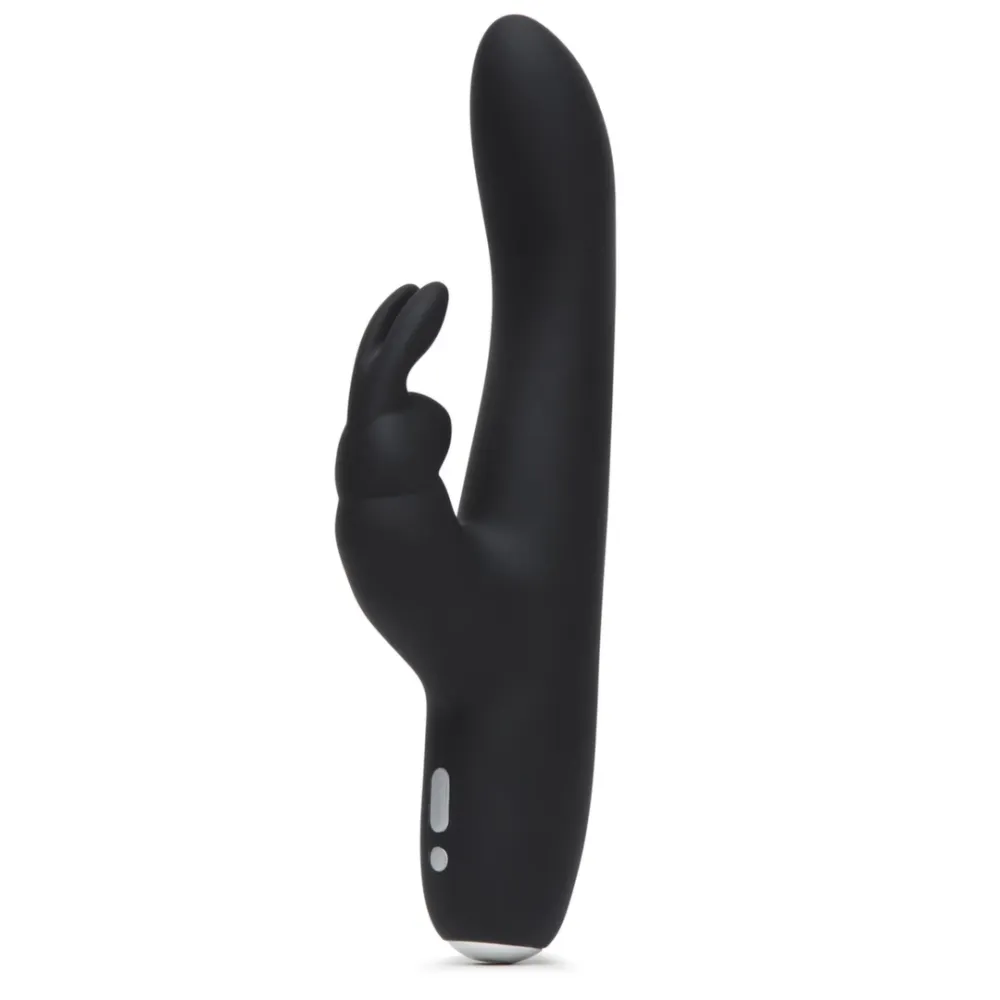 Rabbit vibrátor Fifty Shades of Grey Greedy Girl Slimline, nabíjecí, černý