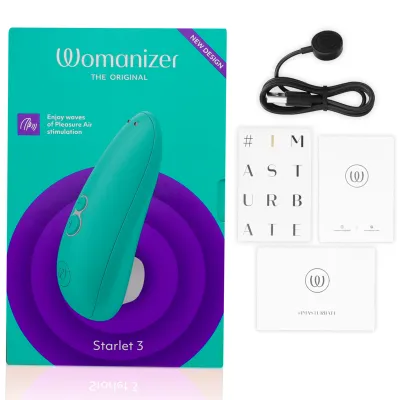 Tlakový stimulátor klitorisu Womanizer Starlet 3, tyrkysový - obrázek 12