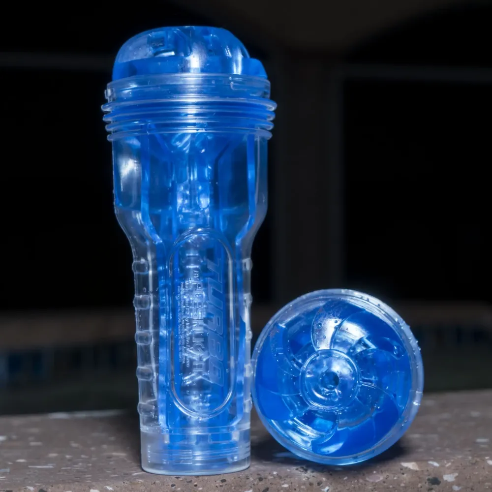 Orální masturbátor Fleshlight Turbo Thrust s trojitým vstupem, průhledný - obrázek 4