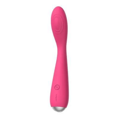 Vibrátor na bod G Svakom Iris, 5 režimů, vodotěsný, švestkově červený, 180 mm