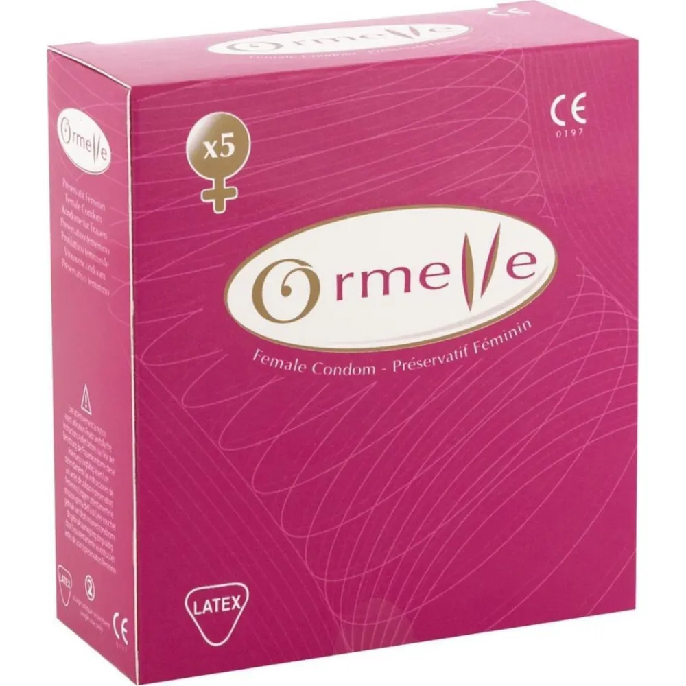 Dámské kondomy Ormelle, latexové, průhledné, 54 mm, 5 ks - obrázek 5