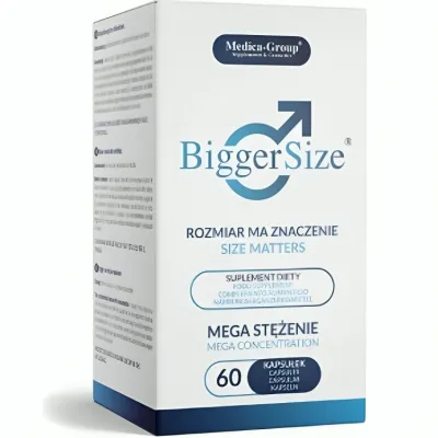 Kapsle pro zvětšení penisu Medica-Group BiggerSize, 60 ks - obrázek 2