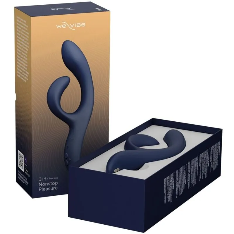 Rabbit vibrátor We-Vibe Nova 2 s ovládáním přes aplikaci, půlnočně modrý - obrázek 11