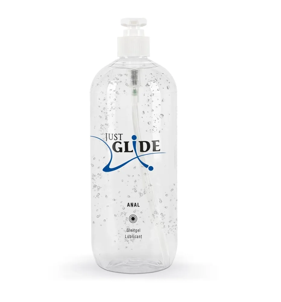 Anální lubrikační gel Just Glide Anal na vodní bázi, veganský, 1 l