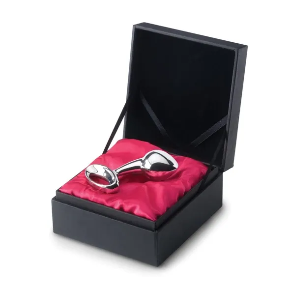 Kovový anální kolík njoy Pure Plug Medium, 6 cm - obrázek 2