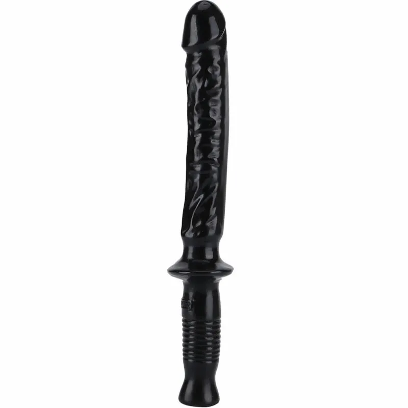 Dildo s rukojetí Get Real The Manhandler, 38 cm, černé - obrázek 2