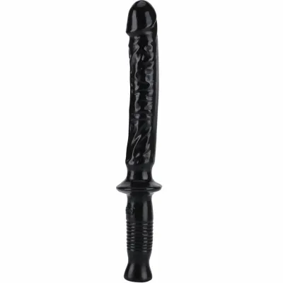 Dildo s rukojetí Get Real The Manhandler, 38 cm, černé - obrázek 2