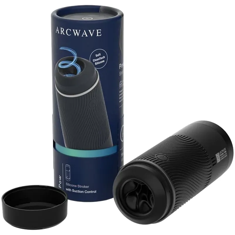 Manuální masturbátor s regulací sání Arcwave Pow, černý - obrázek 2