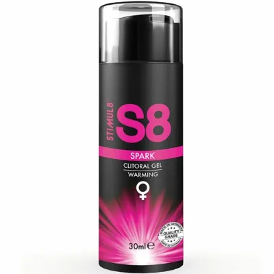 Hřejivý stimulační gel na klitoris STIMUL8 S8 Spark, 30 ml
