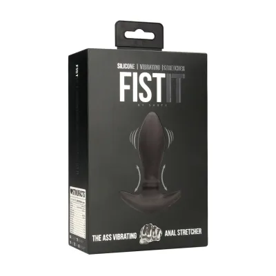 Vibrační anální kolík Fist It The ASS Self Penetrating Stretcher, silikon, černý - obrázek 2