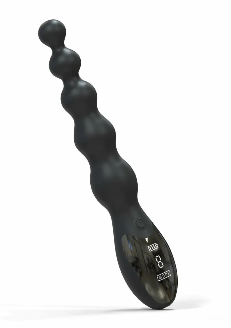 Anální vibrátor s kuličkami Hidden Desire Extreme Beaded Anal Power Vibrator, černý - obrázek 4