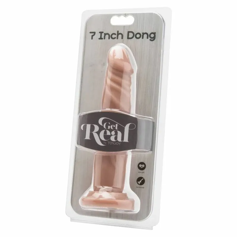 Realistické dildo Get Real, 18 cm, tělové - obrázek 2