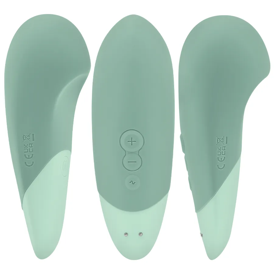 Tichý přikládací vibrátor Womanizer Vibe, šalvějově zelený - obrázek 2