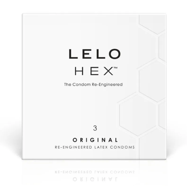 Kondomy LELO HEX, 54 mm, 3 ks