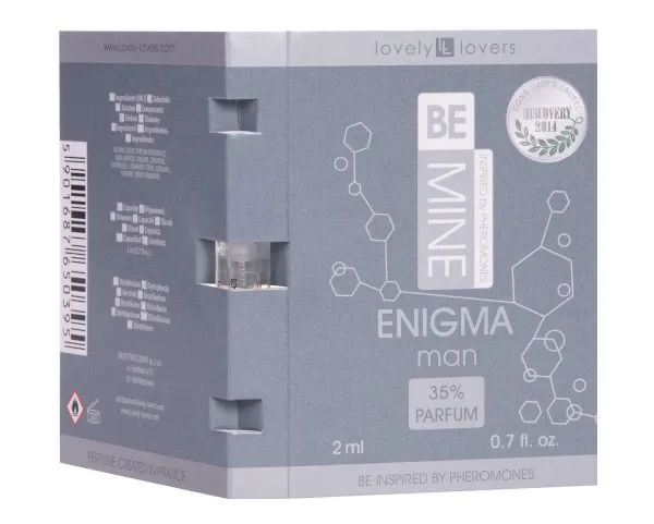 Pánský kapesní parfém Lovely Lovers BEMINE ENIGMA, I-L-Molecules, 2 ml - obrázek 2