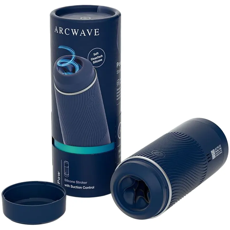 Manuální masturbátor s regulací sání Arcwave Pow, modrý - obrázek 2
