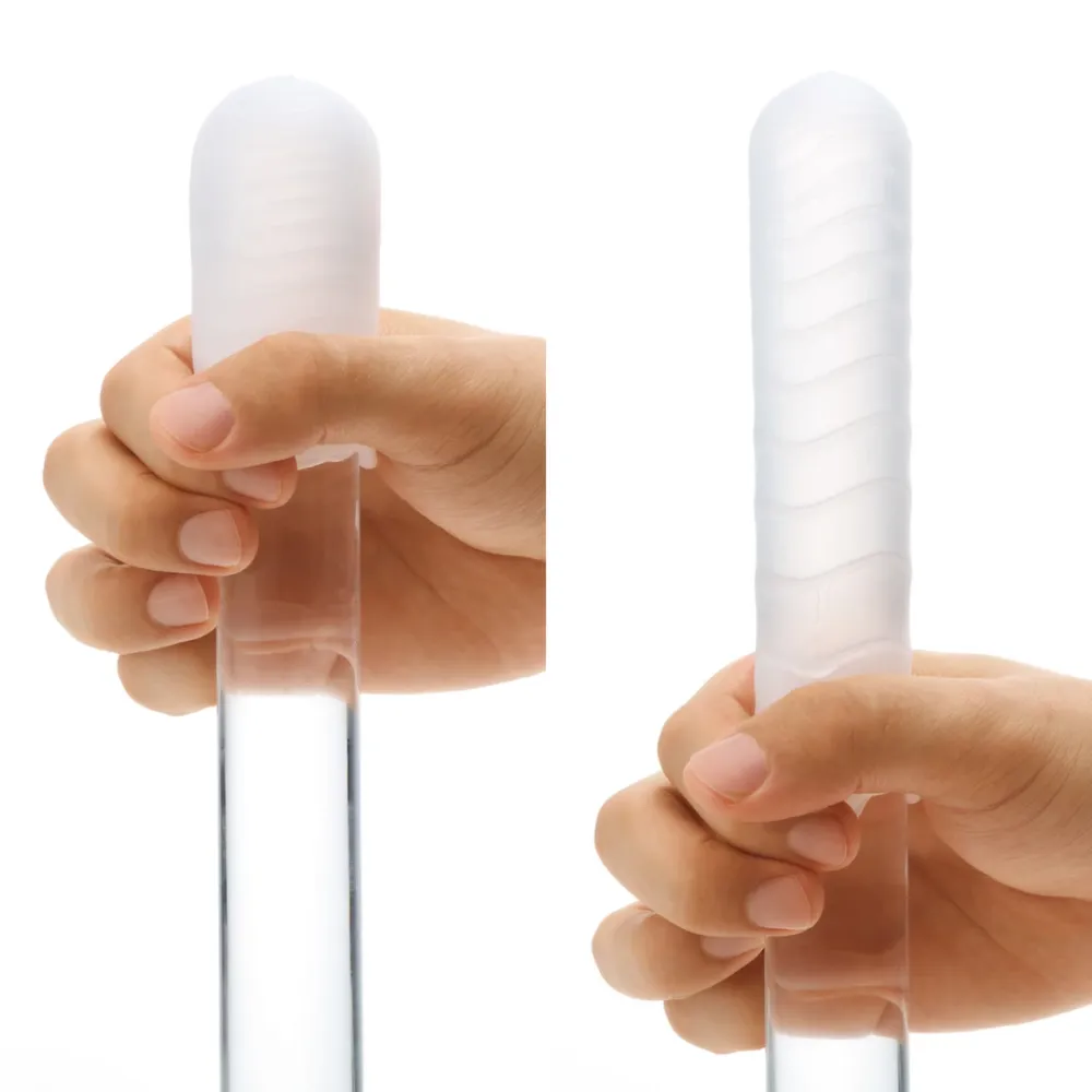 Masturbátor Tenga Pocket Wave Line, kapesní, jednorázový, průhledný - obrázek 2