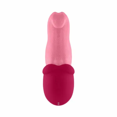 Rabbit vibrátor Teazers Double Tongue, silikonový, růžový - obrázek 3