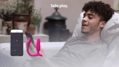 Vibrační vajíčko Lovense Lush s ovládáním aplikací a svítícím ocáskem, růžové - obrázek 10