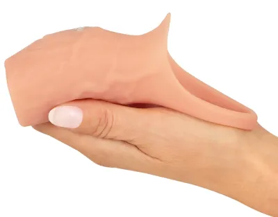 Vibrační návlek na penis Realistixxx Real Sleeve Open, otevřený, silikonový, 14 cm - obrázek 6