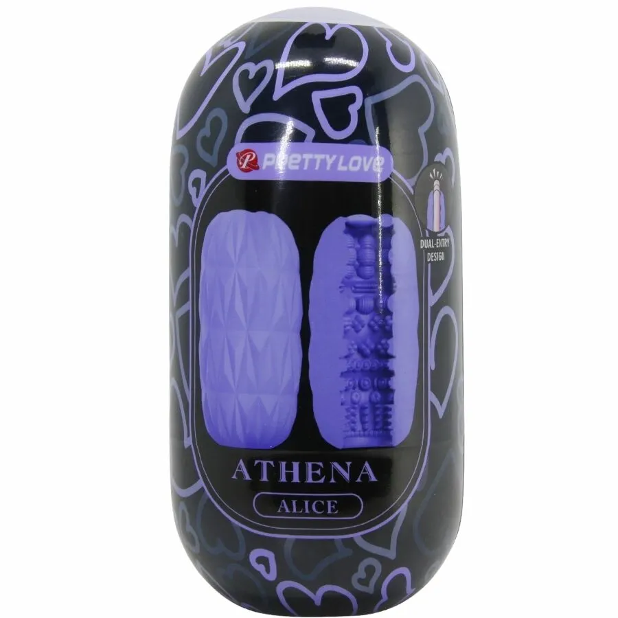 Masturbační vajíčko Pretty Love Athena Alice s cestovním pouzdrem, fialové - obrázek 8