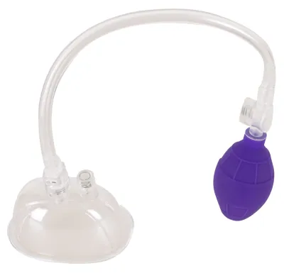 Vakuová pumpa pro ženy Bad Kitty s ručním balonkem, průhledná, 12,5 × 7,5 cm - obrázek 3