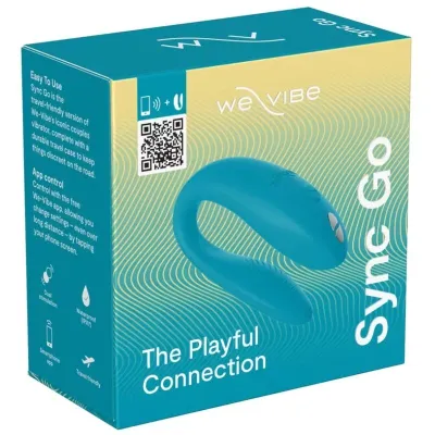 Vibrátor pro páry We-Vibe Sync Go s aplikací, tyrkysový - obrázek 11