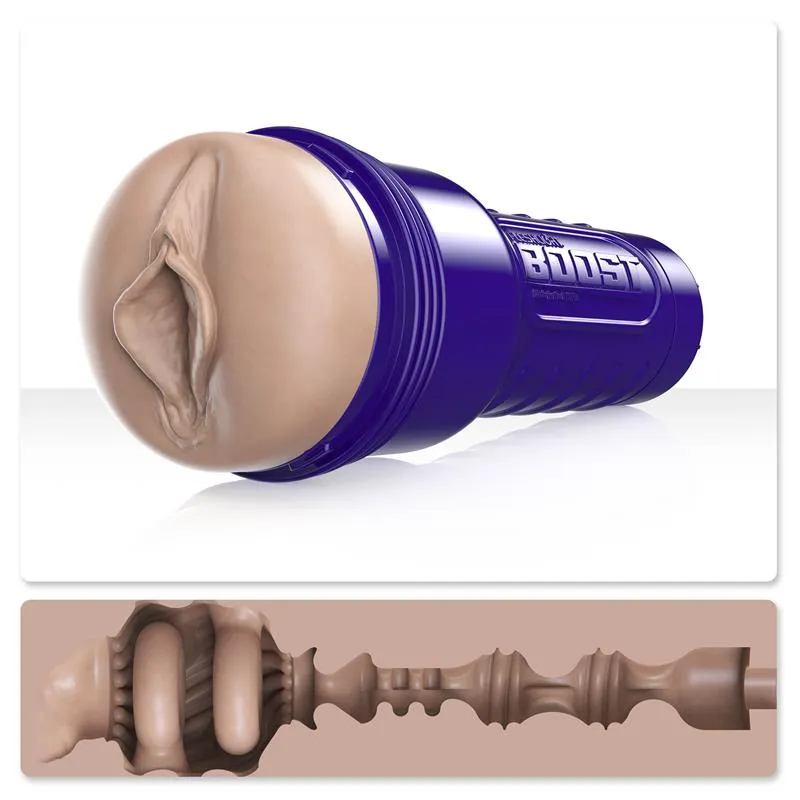 Masturbátor Fleshlight Boost Bang Light Medium, modré pouzdro, 24,75 cm
