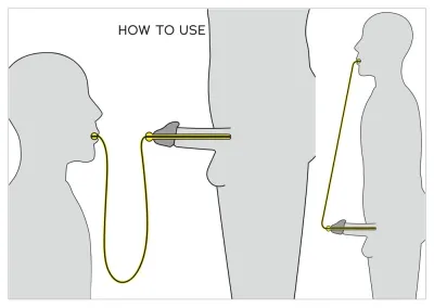 Dilatátor s hadičkou a náustkem Penisplug Piss to Mouth, silikon a PVC, 88 cm - obrázek 6