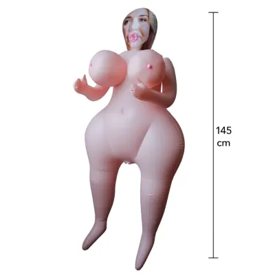 Nafukovací panna Hidden Desire Heavy Heather, plnoštíhlá, 145 cm - obrázek 2