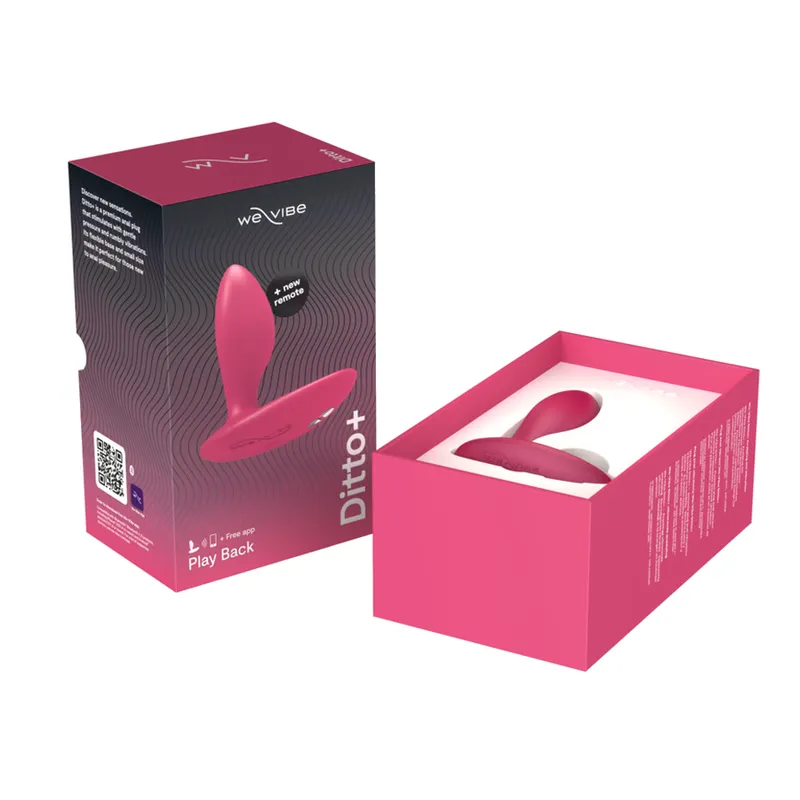 Vibrační anální kolík We-Vibe Ditto+, růžový - obrázek 12