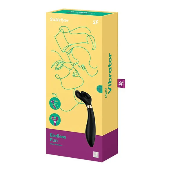 Vibrátor pro páry Satisfyer Endless Fun, ohebný, černý - obrázek 8