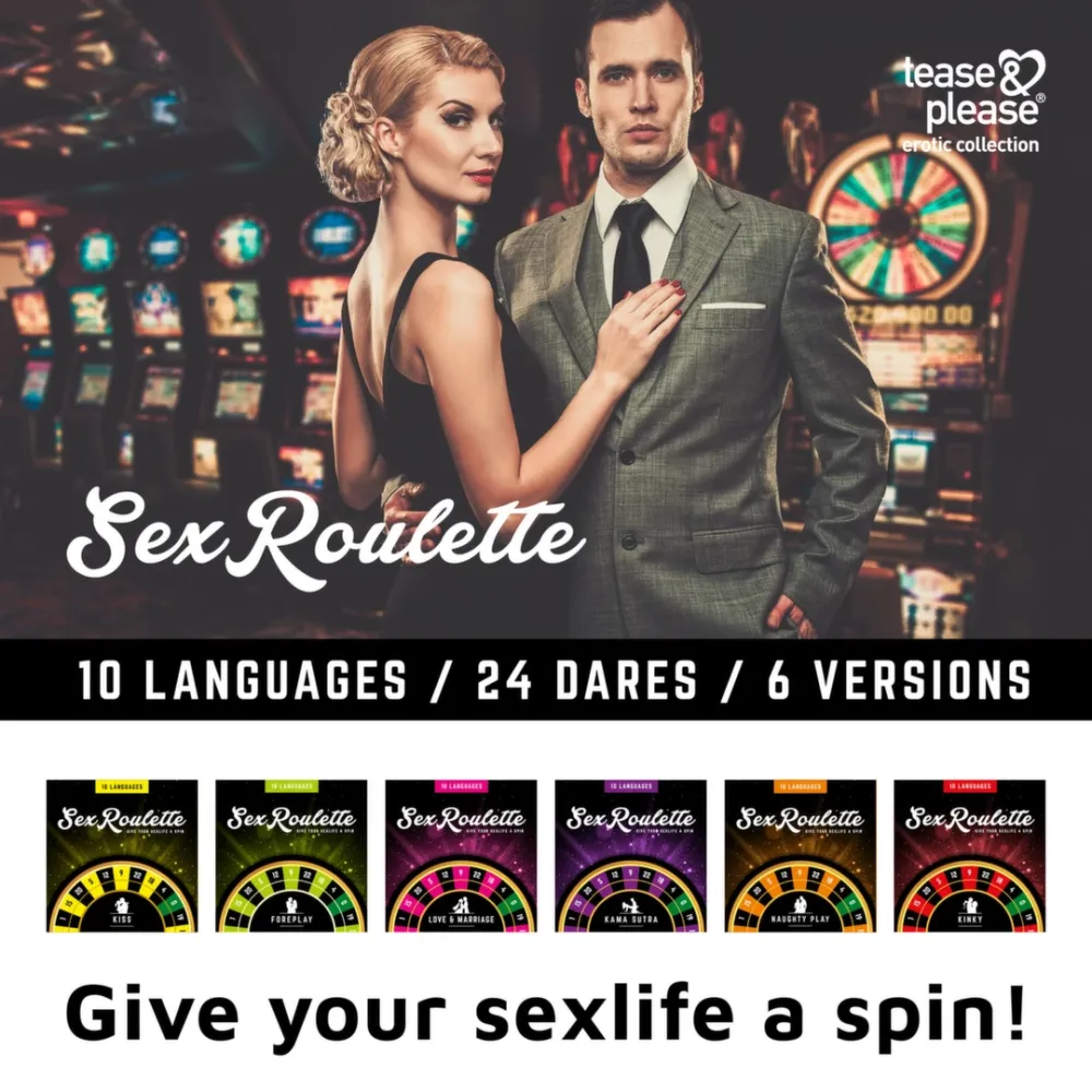 Tease & Please Sex Roulette Naughty Play erotická hra pro páry, anglická verze - obrázek 6