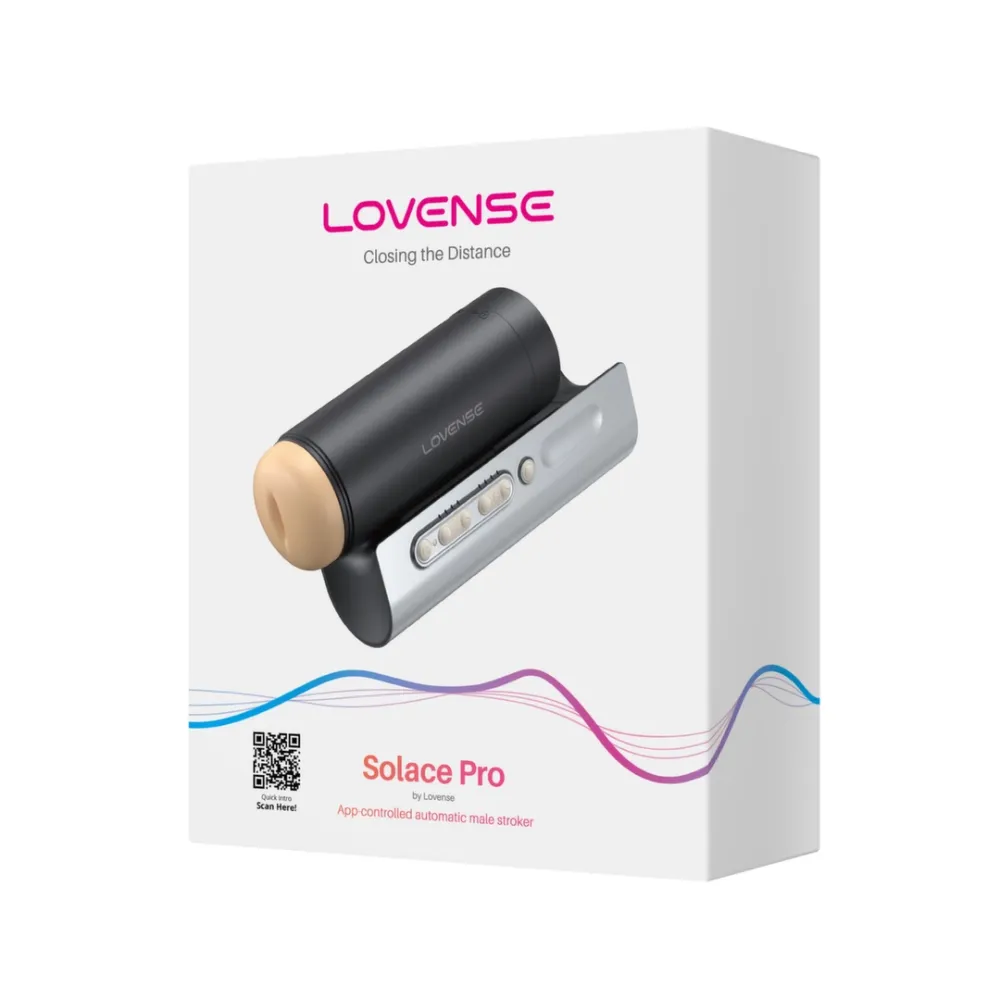 Automatický přirážecí masturbátor Lovense Solace Pro, černý - obrázek 8