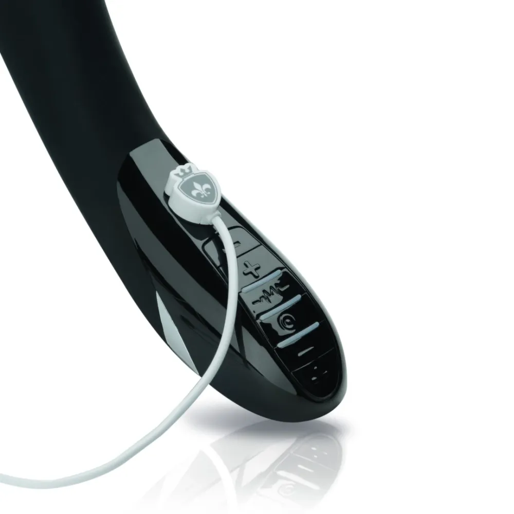 Vibrátor s elektrostimulací Mystim Tingling Aparte, silikonový, černý - obrázek 2