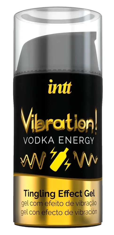 Vibrační stimulační gel INTT Vibration, vodka, 15 ml - obrázek 2