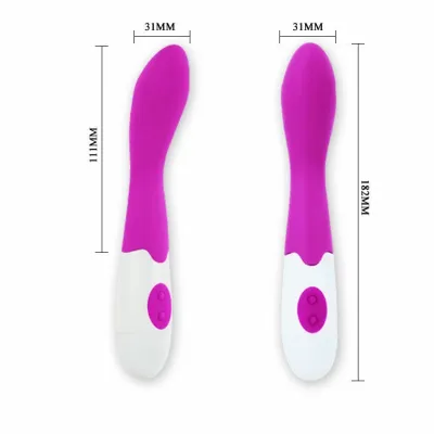 Vibrátor Pretty Love Flirtation Bishop, lila a bílý, 18 cm - obrázek 5
