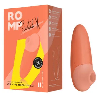 Stimulátor klitorisu ROMP Switch X, 6 úrovní, oranžový - obrázek 5