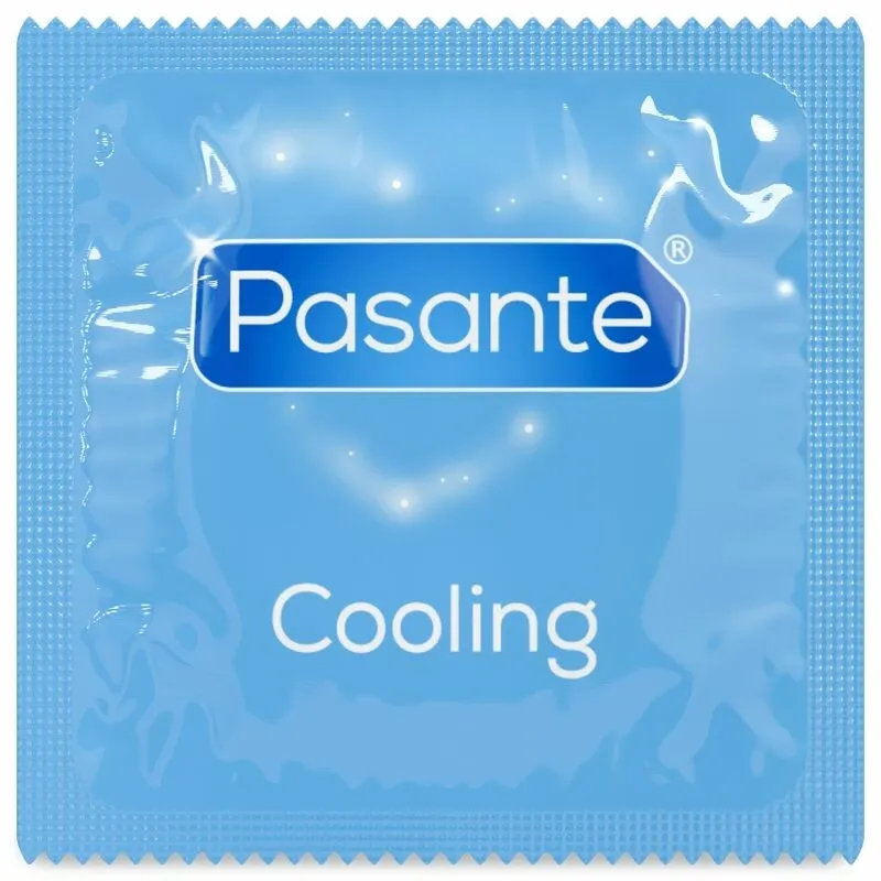 Chladivé vroubkované kondomy Pasante Cooling Sensation, 52 mm, 144 ks - obrázek 4