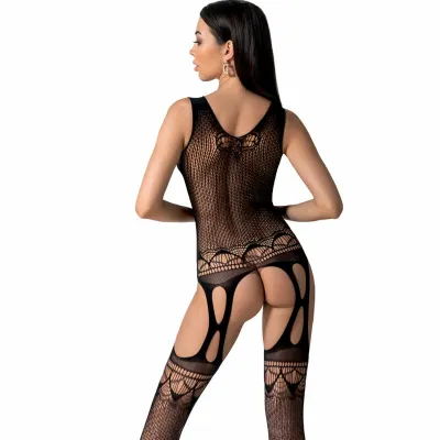 Bodystocking PASSION BS099, černý, univerzální velikost - obrázek 2
