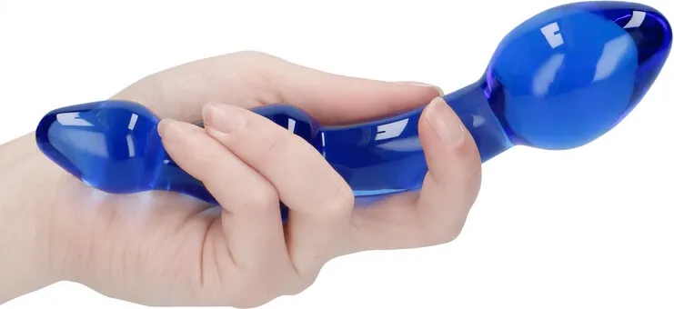Skleněné dildo Shots Superior Glass, borosilikátové sklo, průhledné, 19 cm - obrázek 5