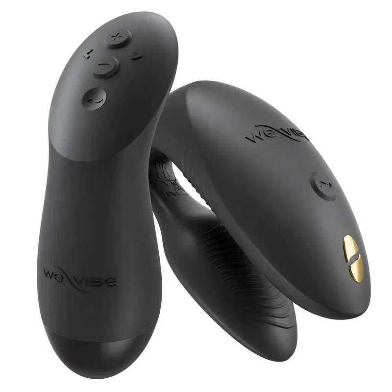 Prémiový vibrátor pro páry We-Vibe Chorus Pro s ovladačem, saténově černý