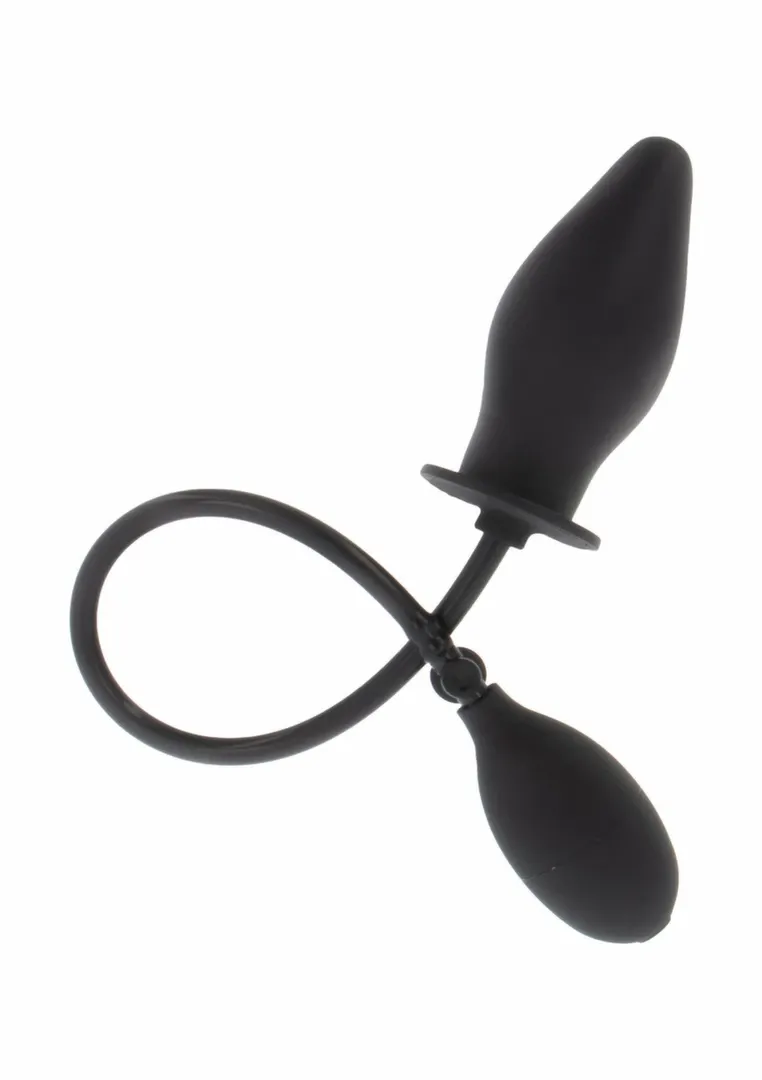 Nafukovací anální kolík Hidden Desire Extreme Inflatable Plug Advanced, silikon, černý